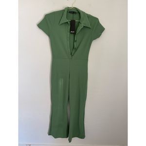 NASTY GAL Petite Ribbed Jumpsuit Size 10 NWT